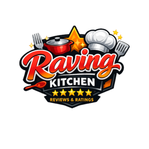 Logo vibrant pour Raving Kitchen Raving Kitchen